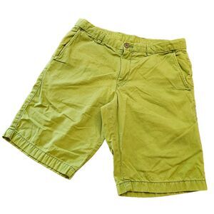 Uniqlo Green Cotton Shorts Men’s M (30–33) Preppy Indie Casual Summer Style